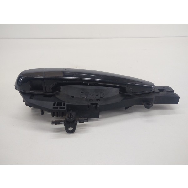 Maçaneta Externa Dianteira Direita Bmw X6 Biturbo 2009 Preto Dianteira