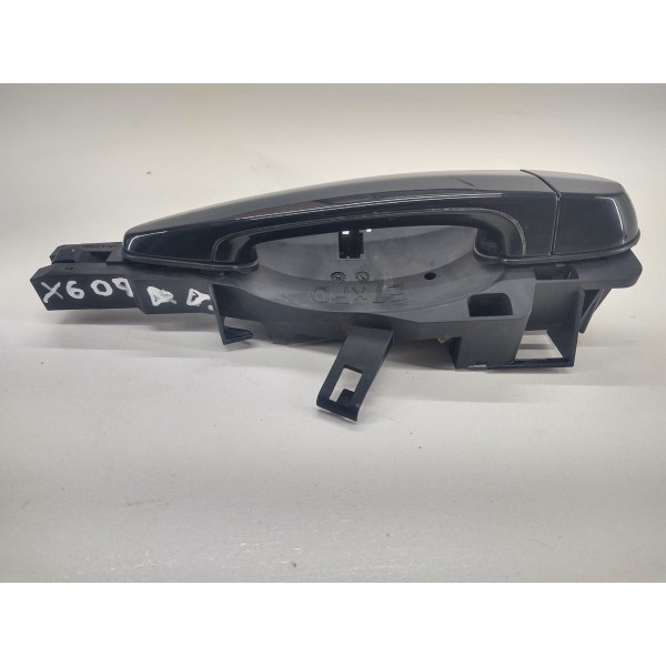 Maçaneta Externa Dianteira Direita Bmw X6 Biturbo 2009 Preto Dianteira