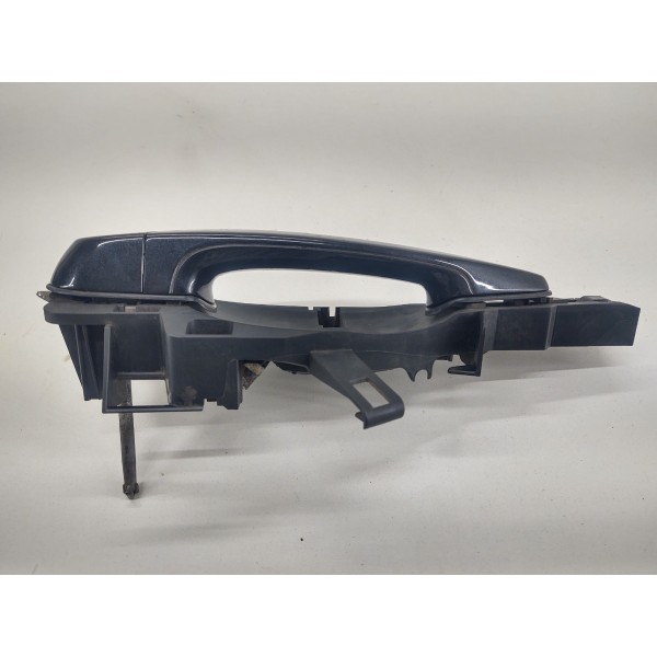 Maçaneta Externa Dianteira Esquerda Bmw X6 Biturbo 2009 Preto Dianteira