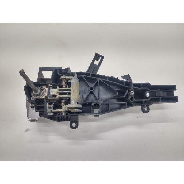 Maçaneta Externa Dianteira Esquerda Bmw X6 Biturbo 2009 Preto Dianteira