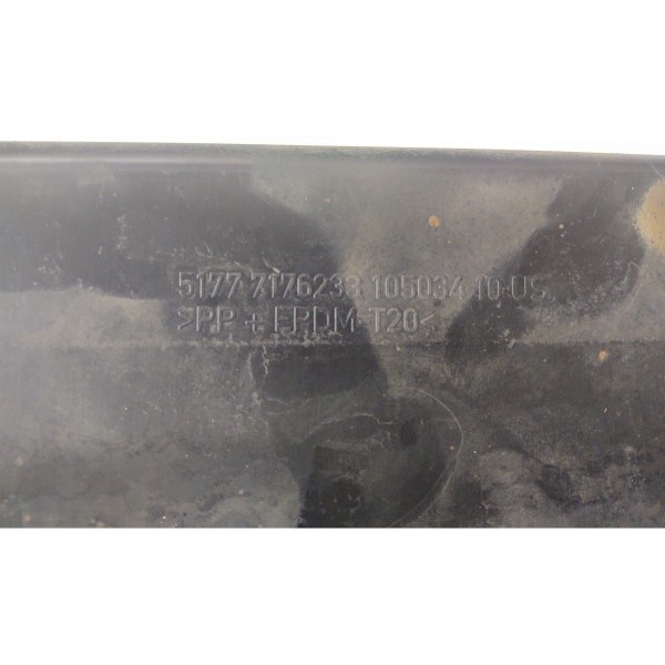 Spoiler Lateral Esquerdo Bmw X6 6cc Twin Turbo 2012 Preto