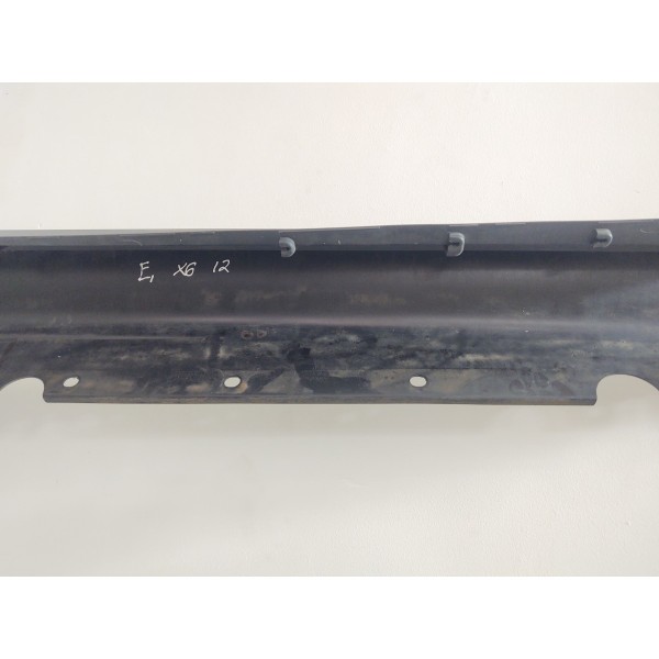 Spoiler Lateral Esquerdo Bmw X6 6cc Twin Turbo 2012 Preto