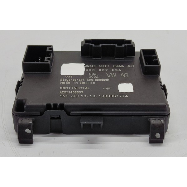 Modulo Teto Solar Volkswagen Jetta Gli 230cv 2019 4k0907594