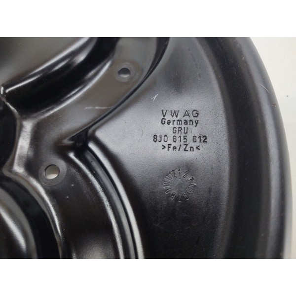 Espelho Disco Freio Traseiro Direito Audi Tt Roadster 2012 Preto