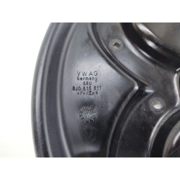 Espelho Disco Freio Traseiro Esquerdo Audi Tt Roadster 2012 Preto